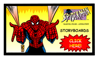 Spider Man Storyboards