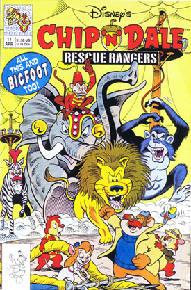 Rescue Rangers comics, chip and dale,  Disney Afternoon, Chip 'n Dale Rescue Rangers, Walt Disney Television Animation,  80's cartoons, Saturday morning cartoons, Disney TV cartoons, Gadget, Monterey Jack,  Zipper,  Indiana Jones-type,  keith tucker comics, animation