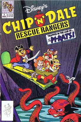 Rescue Rangers comics, chip and dale,  Disney Afternoon, Chip 'n Dale Rescue Rangers, Walt Disney Television Animation,  80's cartoons, Saturday morning cartoons, Disney TV cartoons, Gadget, Monterey Jack,  Zipper,  Indiana Jones-type,  keith tucker comics, animation