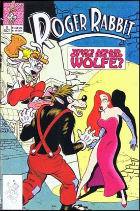 Roger Rabbit comics, comics, disney comics, 90's comics, animation comics, keith tucker comics