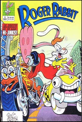 Roger Rabbit comics, comics, disney comics, 90's comics, animation comics, keith tucker comics