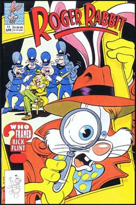 Roger Rabbit comics, comics, disney comics, 90's comics, animation comics, keith tucker comics